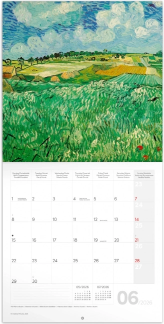Notizkalender Vincent van Gogh 2026