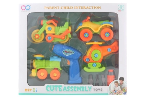 Schraubenset Fahrzeuge für Kinder