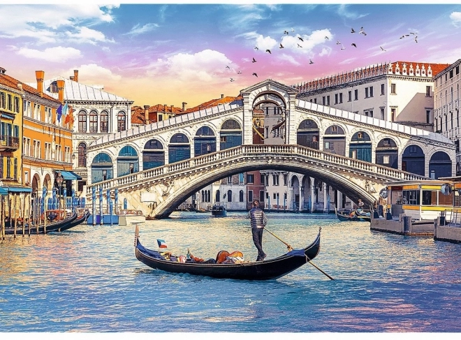 Puzzle 500 Teile - Rialtobrücke Venedig