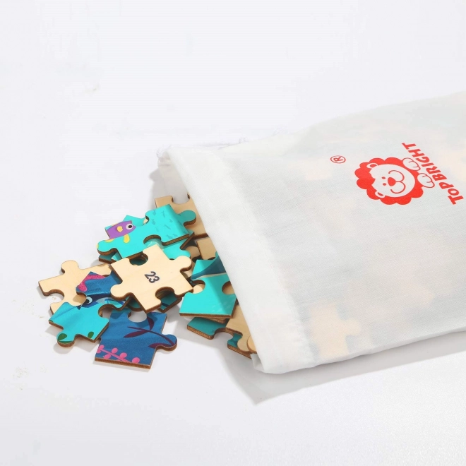TOP BRIGHT Holzpuzzle Meereswelt