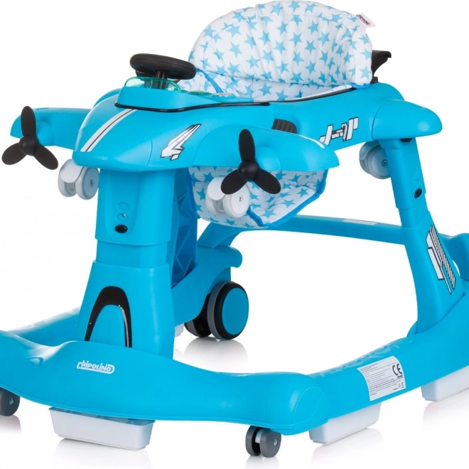 Lauflernwagen Chipolino Flugzeug 3in1 Blau