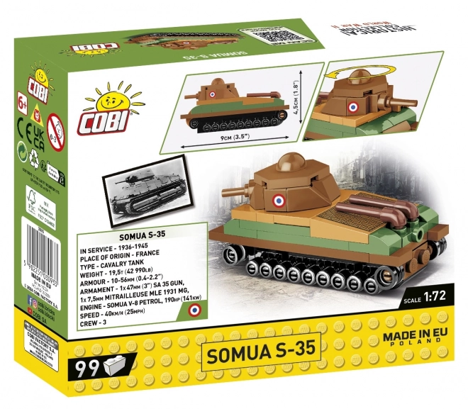 Historische Sammlung Somua S-35 Bausteine