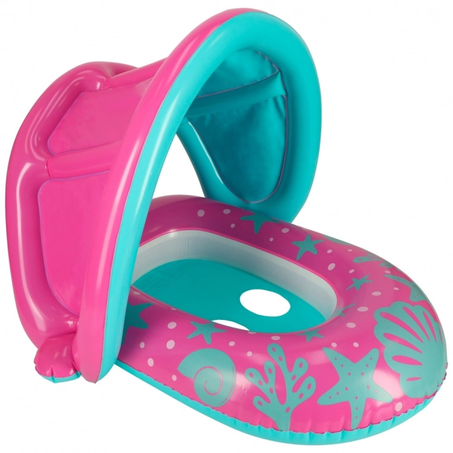BESTWAY 34091 Kinder aufblasbares Boot mit Sitz und Verdeck rosa 1-2 Jahre 18 kg