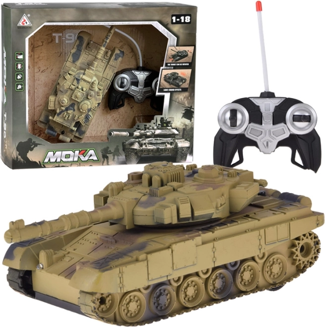 RC-Panzer mit drehbarem Turm, Lichtern und realistischen Geräuschen