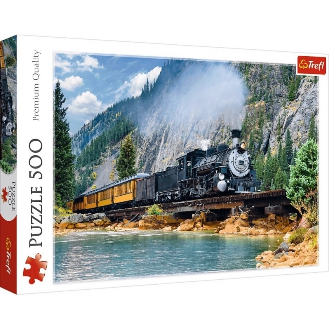 Gebirgseisenbahn Puzzle 500 Teile