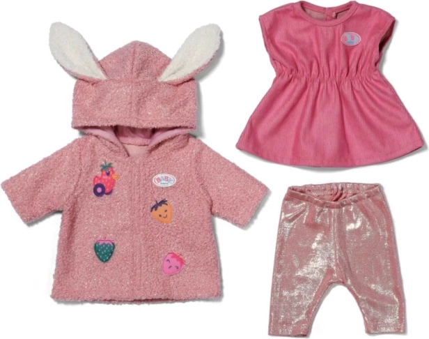 BABY born Set Mantel und Kleid für Puppe 43 cm