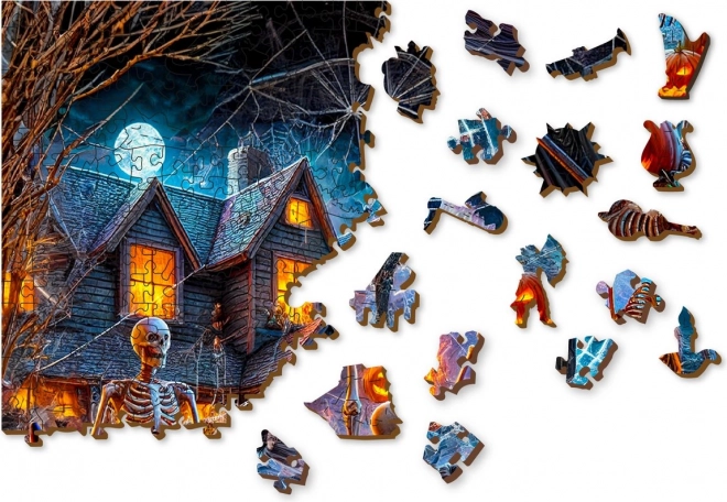 Hölzernes Puzzle Halloween Meister des Todes