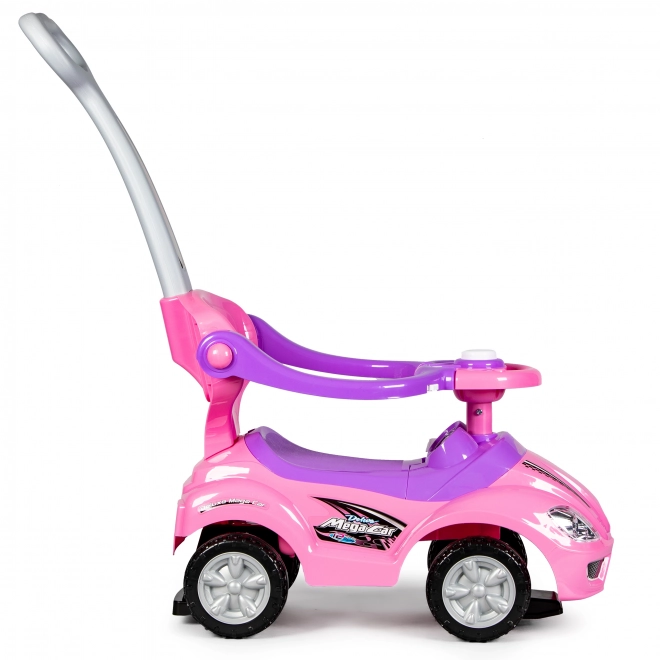 Deluxe 3-in-1 Rutschauto für Kinder in Pink