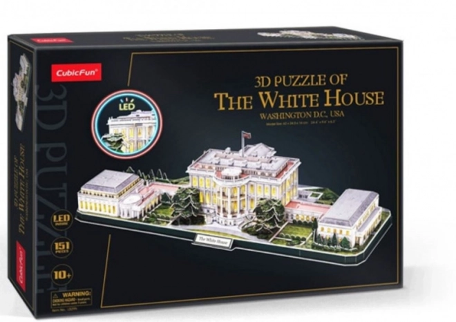 3D LED White House Puzzle