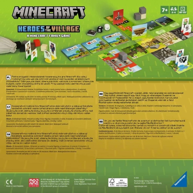 Minecraft: Helden des Dorfes Brettspiel