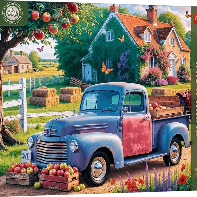 Puzzle TREFL Premium Plus Teezeit: Bauernauto 500 Teile