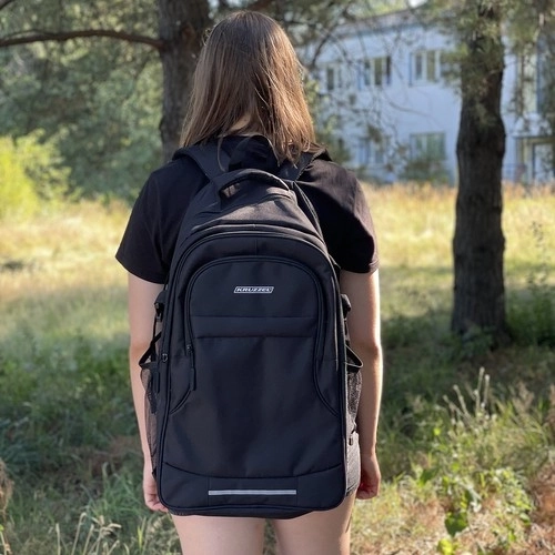 Großer Schwarzer Rucksack 45L