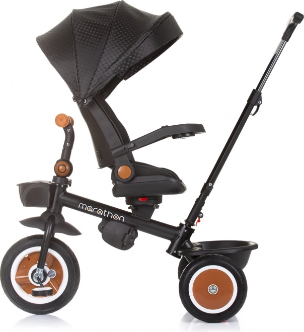 Chipolino Tretroller mit Dach Marathon 2-in-1 Obsidian