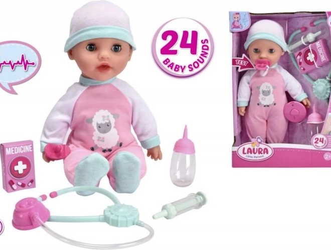 Puppe Laura Kleiner Patient 30 cm