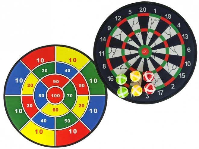 Dartscheibe mit Klettbällen 36 cm