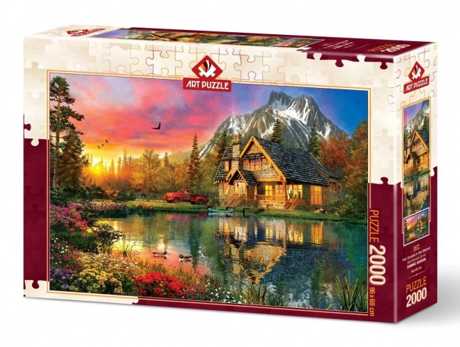 Puzzle Vier Jahreszeiten in einem Moment 2000 Teile