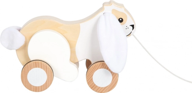 Holz-Ziehspielzeug Hase mit raschelnden Ohren von Small Foot