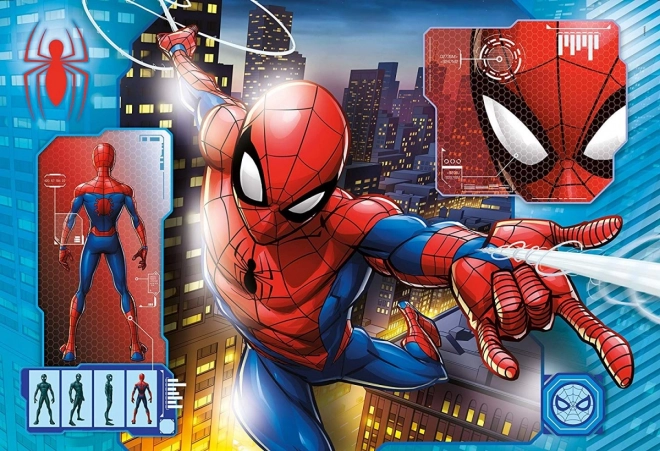 Puzzle 24 Teile Maxi Super Farbe - SPIDER-MAN