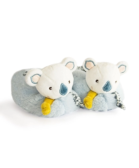 Doudou Geschenkset - Erstes Paar Schuhe mit Rassel