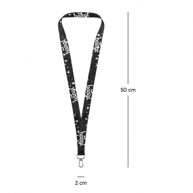 Schlüsselanhänger Lanyard schwarz BAAGL