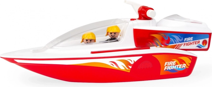 Feuerlöschboot BOAZZ mit Katamaran und Wasserspritze