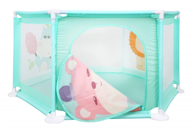 Sicherer Spiellaufstall für Babys ab 6 Monaten