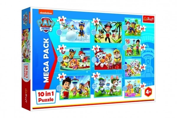 Puzzle 10-in-1 mit PAW Patrol