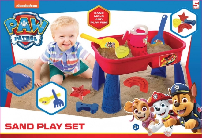 Spielset Sand- und Wasserbank Paw Patrol