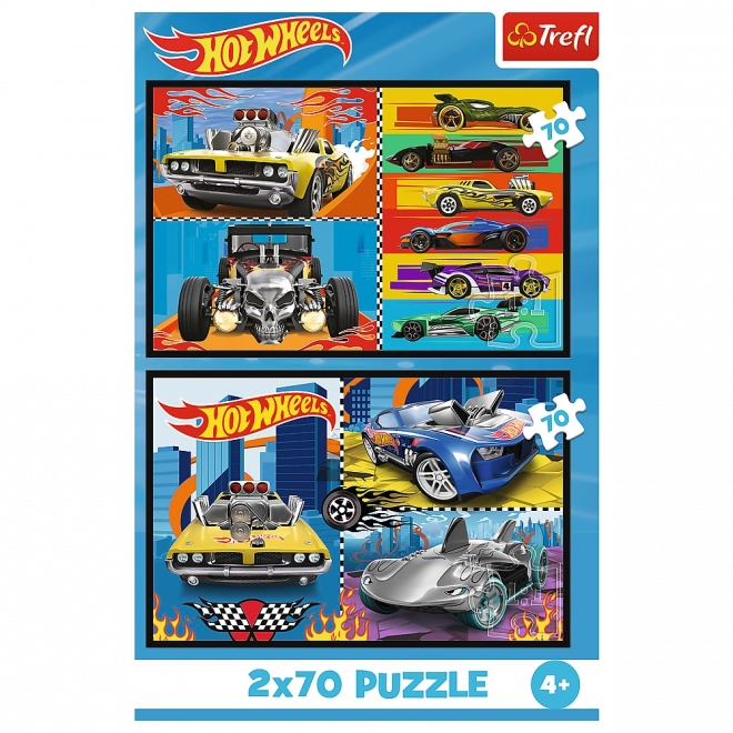 Puzzle 2x70 - Hot Wheels Autos