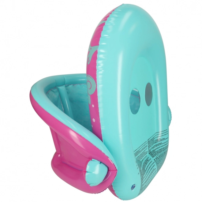BESTWAY 34091 Kinder aufblasbares Boot mit Sitz und Verdeck rosa 1-2 Jahre 18 kg