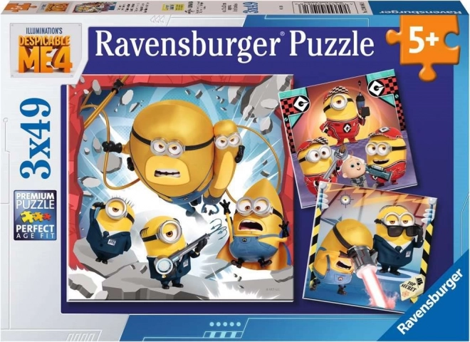 Ravensburger Puzzle Ich, Einfach Unverbesserlich 4, 3x49 Teile