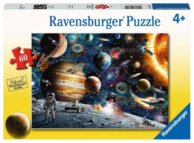 Ravensburger Puzzle Astronaut im Weltraum 60 Teile