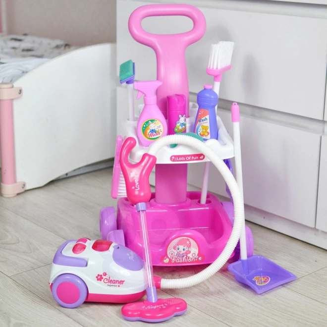 Woopie Reinigung Set mit Staubsauger und Zubehör