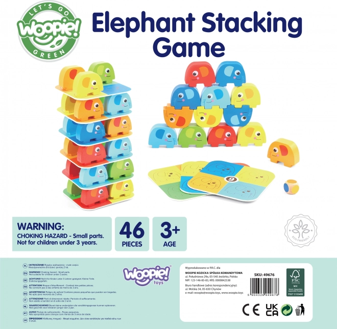 Woopie Green Elefanten-Spiel auf Elefanten