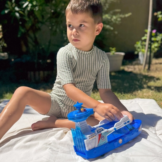 Friktionsantrieb – fährt an Land