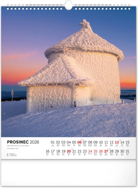 Wandkalender Krkonoše 2026