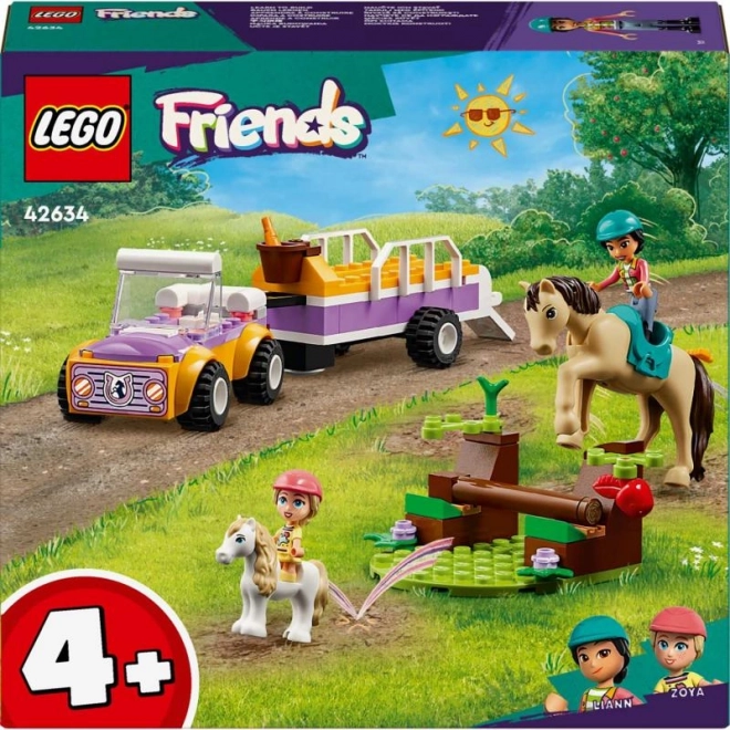 LEGO Friends Pferdeanhänger für Pferd und Pony