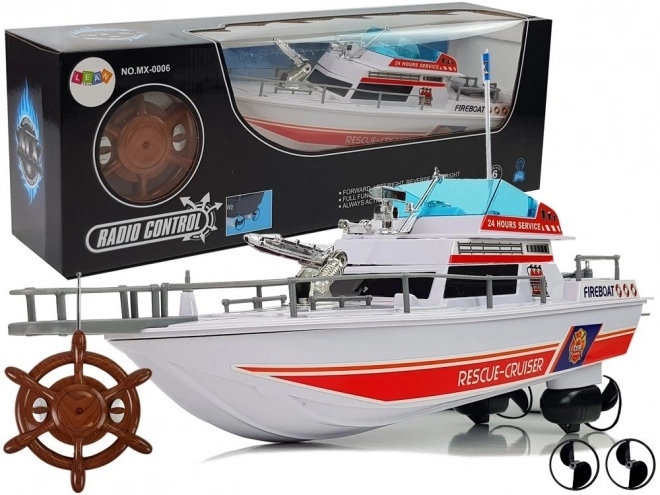 Ferngesteuertes Rettungsboot 44cm mit 27 MHz Steuerung