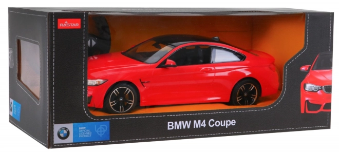 Ferngesteuertes BMW M4 Coupé Modellauto in Weiß – Rot
