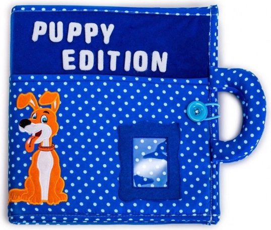 Interaktives Kinderbuch Quiet Book, Hund