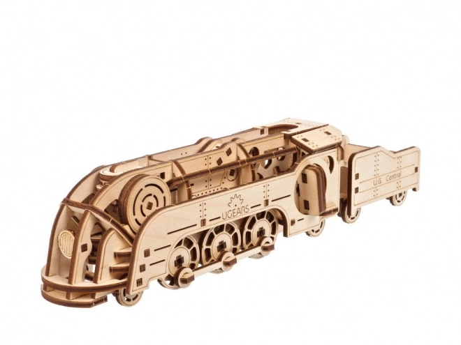 Ugears 3D Holzpuzzle Mini-Lokomotive