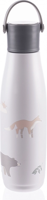 Thermoflasche für Flüssigkeiten mit Halter 480 ml, Mountains