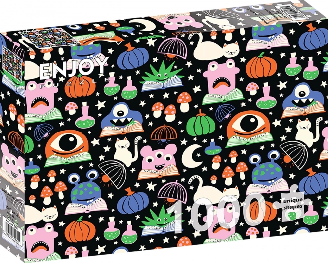 Puzzle Monster bei der Arbeit 1000 Teile
