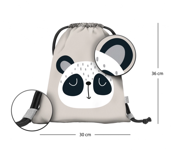 Vorschul-Tasche mit Panda-Motiv