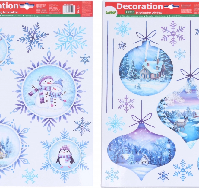 Weihnachtliche Fensterdekoration 41 × 29 cm