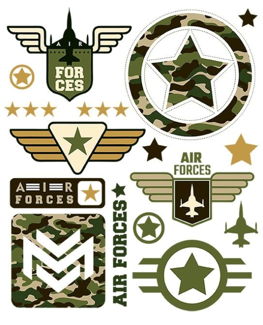 Militärische und luftfahrtbezogene Motive für einen markanten Stil