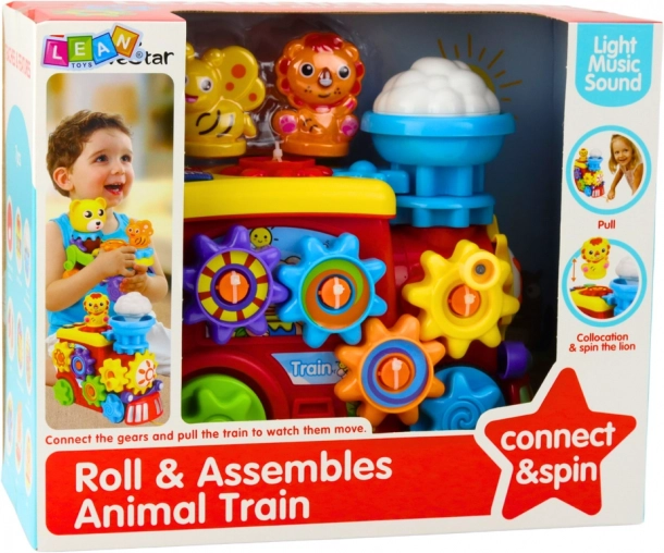 Interaktive bunte Musiklokomotive für Kinder