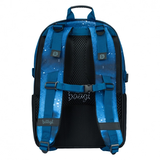 Schulrucksack Skate Stahl von Baagl