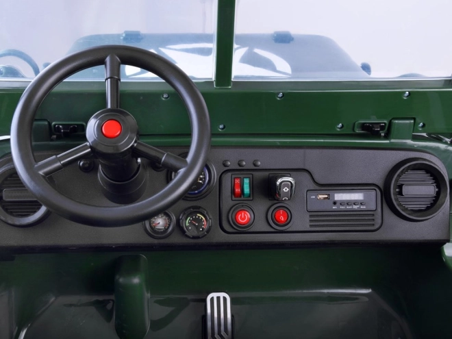 Militärisches Geländewagen mit Fernsteuerung – Hellgrün