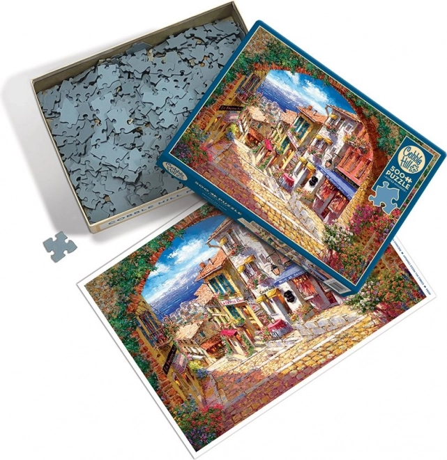 Cobble Hill Puzzle Gewölbter Durchgang nach Cagne 500 Teile